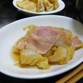 ゆいランラン's cooksnap of when they made 簡単～白菜ベーコン生姜のめんつゆ煮✿.