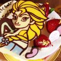 てんちゃん♥︎'s cooksnap of when they made アナと雪の女王 デコレーションケーキ.