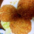 くぅﾁｬﾝ♪'s cooksnap of when they made ふわふわ海老のはんぺんフライ.