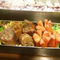 Ｐ子ママ's cooksnap of when they made きんぴら豚肉ロール焼き弁当.
