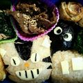 AyaMyFt2's cooksnap of when they made トトロ＆ねこバスキャラ弁当.