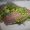 abumix's cooksnap of when they made マグロとアボガドの生春巻き.