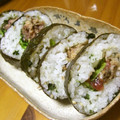 marilin36's cooksnap of when they made さんまの海苔巻き.