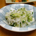 もこりこ's cooksnap of when they made ＊大根と胡瓜の酢の物＊.