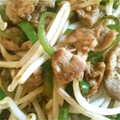 ｻｨﾁｬﾝ's cooksnap of when they made 豚肉ともやしとピーマンの細切り炒め.