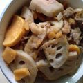 XXR's cooksnap of when they made 豚肉とさつま芋の甘辛炒め.
