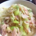 Ｄｒ．ヒヤリ's cooksnap of when they made ベーコンと葱のパスタ.