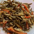 neneko's cooksnap of when they made レンジで簡単☆きんぴらごぼう。.