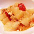 ぽんしろう's cooksnap of when they made フィリピンの味★はやと瓜とひき肉炒め★.
