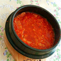 神風＊'s cooksnap of when they made ☆簡単♪キムチとトマトの【赤い】スープ☆.