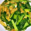 なめとと's cooksnap of when they made 栄養満点☆カブの葉の卵とじ.