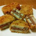ひいらぎちゃんママ's cooksnap of when they made 我が家のレンコンはさみ揚げ.