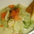 ささﾁｬﾝ's cooksnap of when they made 青梗菜としめじ＊豆乳で和風クリーム煮.