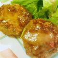 こたのまま's cooksnap of when they made 豚ミンチで☆つくね風てりやきハンバーグ.