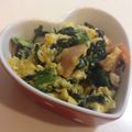 minanase's cooksnap of when they made ほうれん草炒め(ハム、卵).