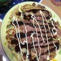 ともぱんたから's cooksnap of when they made ご飯もすすむ☆お好み焼き風ハンバーグ.