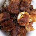 季実子712's cooksnap of when they made ル・クルーゼde豚バラチャーシュー丼.