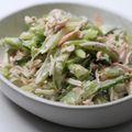 Hoink's cooksnap of when they made セロリ、ツナとカニカマのワサマヨサラダ.