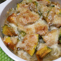 菜果志's cooksnap of when they made かぼちゃと玉ねぎのチーズ焼き.