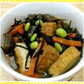 ★しゅりママ★'s cooksnap of when they made 厚揚げとひじきの煮物.
