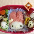 やすけもじょ's cooksnap of when they made 簡単！キャラ弁☆サンリオ☆マイメロ弁当♪.