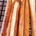 pandaaaa's cooksnap of when they made チーズ&ゴマたっぷりのグリッシーニ.