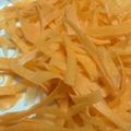 にゃんこ♪（≧∀≦'s cooksnap of when they made 細く綺麗に！人参の千切り.