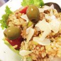 gayamatsu's cooksnap of when they made Rayさんのバルサミコソースでお米サラダ.
