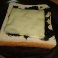 mikiha5's cooksnap of when they made 磯の香りののりチートースト.
