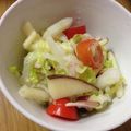 agneskid's cooksnap of when they made ＊白菜とりんごのシャキシャキサラダ＊.