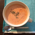 ぼくのらえもん's cooksnap of when they made トマトと豆乳で作る☆小エビのスープ.