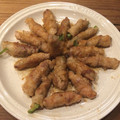 ももこ0520's cooksnap of when they made 簡単！ピーマンの肉巻き炒め.