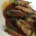 norinori37's cooksnap of when they made オクラの肉巻き、柚子胡椒ダレでさっぱり.
