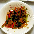 根菜好き's cooksnap of when they made ヨシダソースで簡単＊小松菜と豚肉の炒め物.