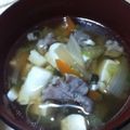 hinato母's cooksnap of when they made 玉ねぎの甘みと塩麹でつくる究極の豚汁.