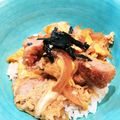 sonosa's cooksnap of when they made 【簡単】カツ煮（カツ丼）.