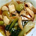 60totto's cooksnap of when they made イカとチンゲンサイのオイスター炒め.