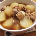 くまねぇ's cooksnap of when they made 圧力鍋でeco料理★鶏肉と大根の煮物.