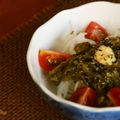まみお✳'s cooksnap of when they made オニオンめかぶ.