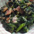 彩音ｍａｍａ's cooksnap of when they made 簡単♪ほうれん草＆ベーコンのチーズ炒め.