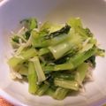 ohmagari's cooksnap of when they made ＜常備菜＞カブの葉っぱの炒めたん.