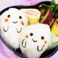 うっちゃん❤'s cooksnap of when they made ハロウィーンのおばけちゃん弁当.