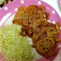 KaaEeeDee's cooksnap of when they made レンコンと豚肉のこっくり甘辛炒め☻.