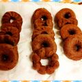 二角形's cooksnap of when they made 焼きドーナツ　～ココアバナナ豆腐～.