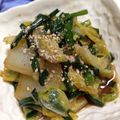 natume818's cooksnap of when they made 白菜とにらのナムル.