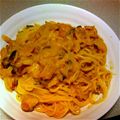 あっきchanー♡'s cooksnap of when they made かぼちゃと牛乳のクリームパスタ.