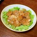 よしみるく's cooksnap of when they made すし酢を使って＊鶏のピリ辛ゴマだれ絡め.