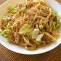 時花菜's cooksnap of when they made ♡あたしんちの焼きうどん♡.
