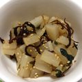 はるか♩♪'s cooksnap of when they made 超簡単大根と大葉と塩昆布のサラダ。.