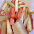♪まるえ's cooksnap of when they made ☆人参と大根のきんぴら☆.